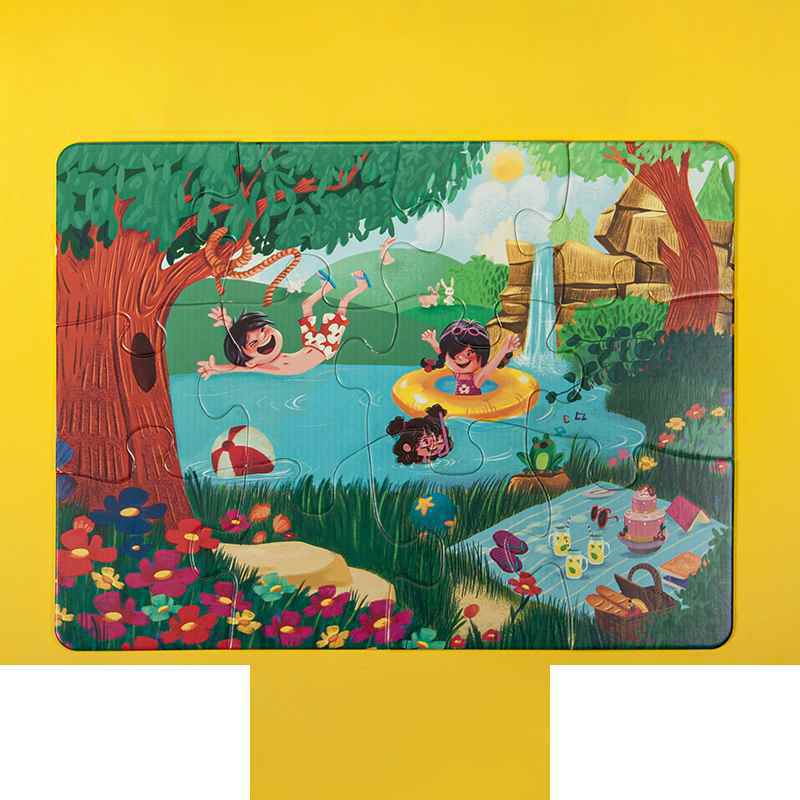 پازل کیدفنز فصل ها | 56 تکه Creative Level Box Seasons | کد 2401